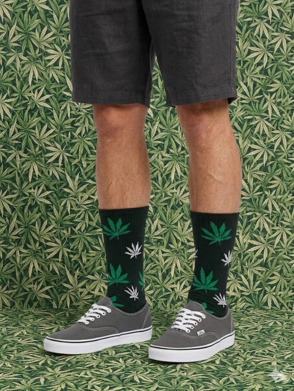 Hemp Leaf Socks Mary Jane